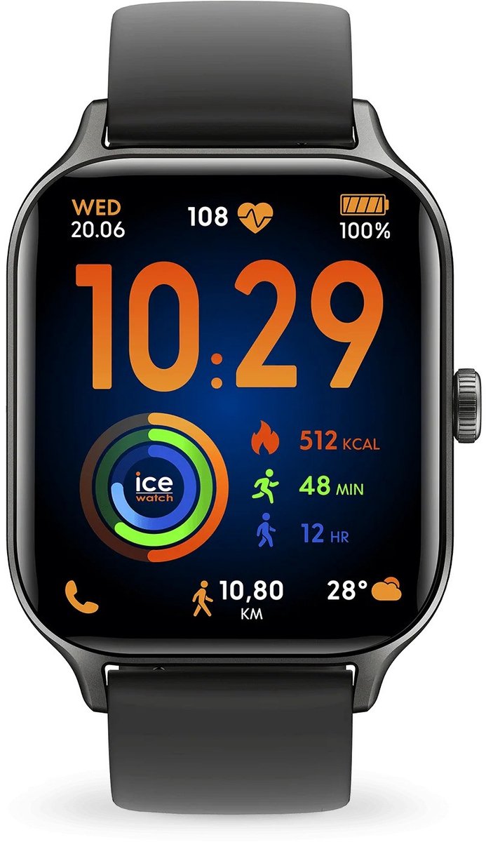 Ice-Watch ICE-Smart Fit RT 3.0 - Smartwatch - 40 mm - Black