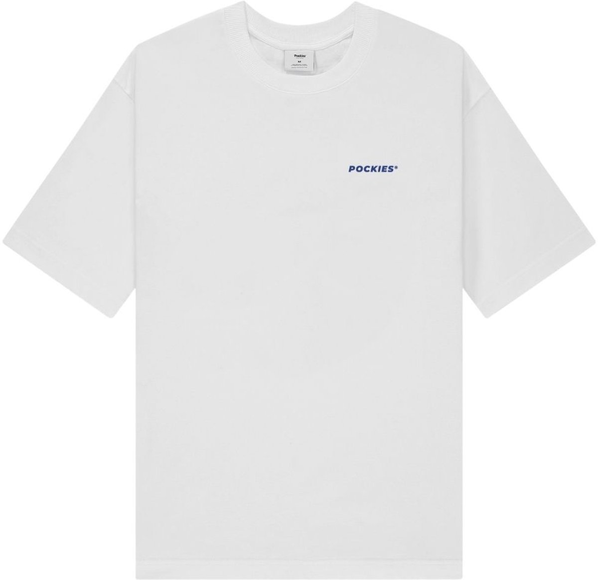 POCKIES Sailing Tee Polo's & T-shirts Heren - Polo shirt - Wit - Maat L