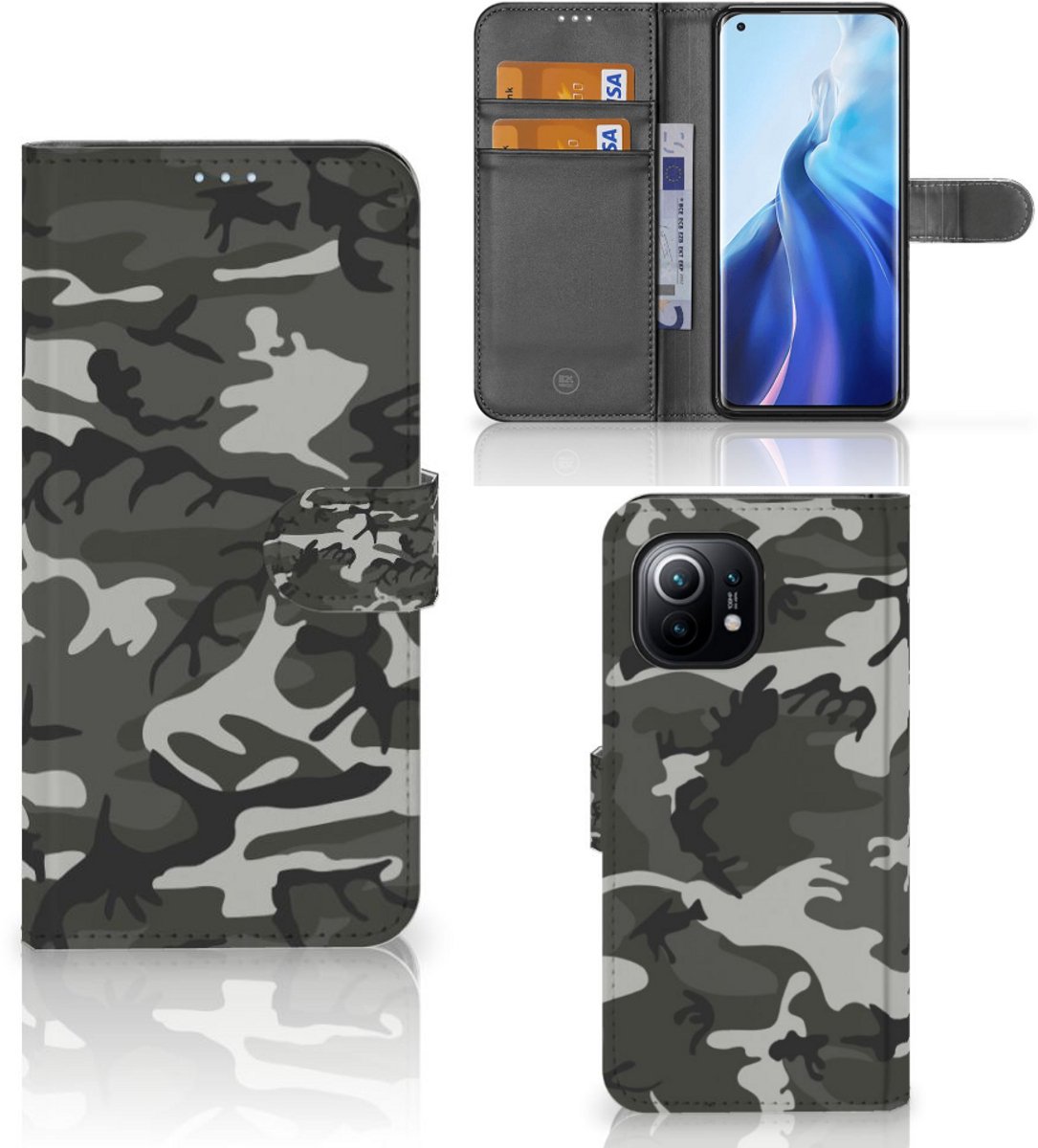 Xiaomi Mi 11 Telefoon Hoesje Army Light