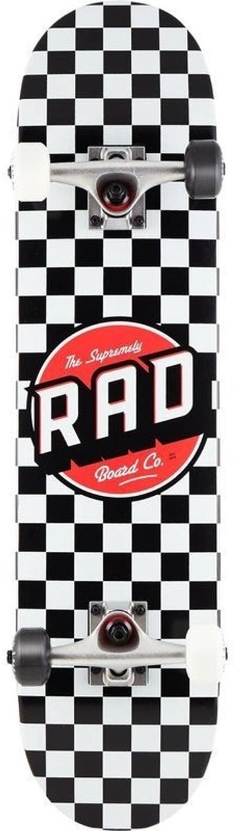 Rad Dude Crew Checkers 7.75 Skateboard Wit