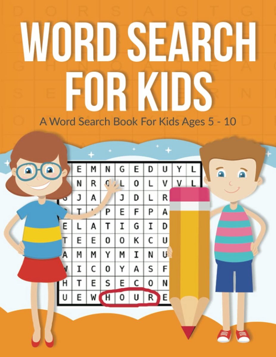 Woordzoeker voor Kinderen: Leuke Puzzels voor Kinderen van 5-10 Jaar
