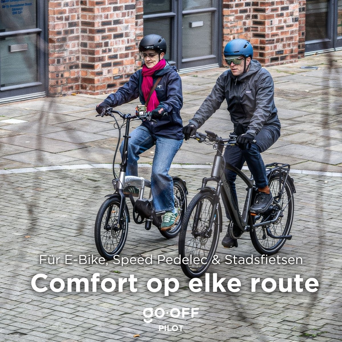 GOOFF Pilot - Snorfiets Helm met LED thumbnail 5