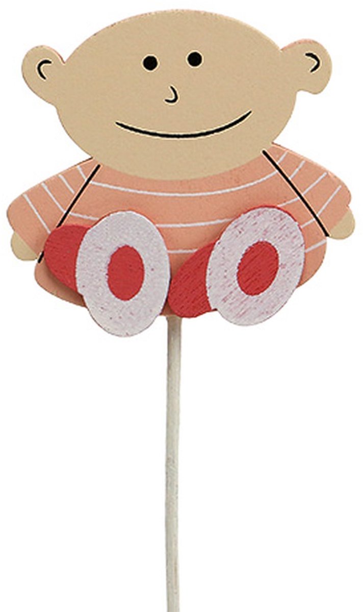 Stekker Baby 5cm L25cm Roze 20 st, 20 Stück