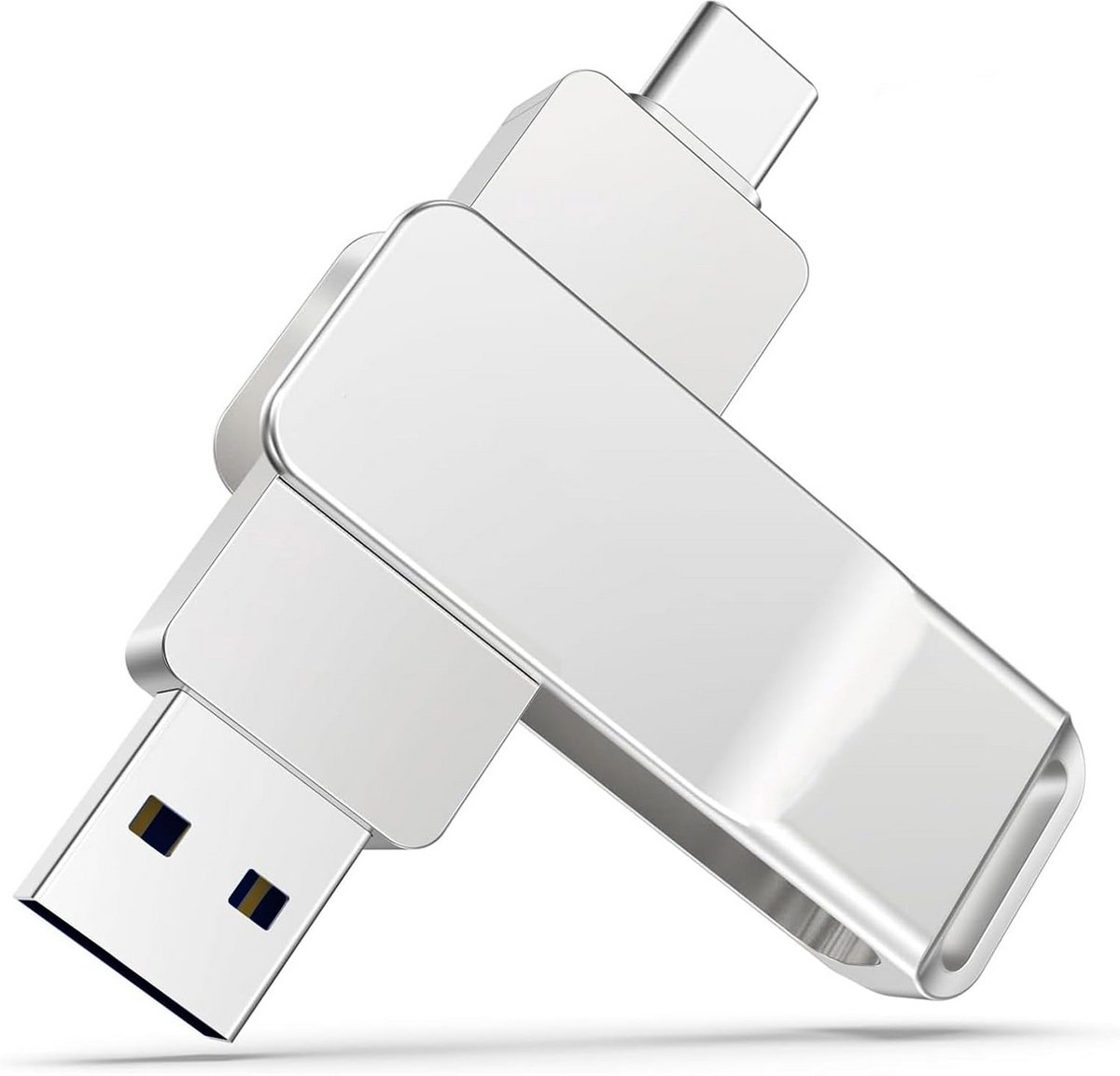 128 GB USB C-stick - 2-in-1 Geheugenstick met USB 3.0 en Type-C, Hoge Snelheid tot 50 MB/s