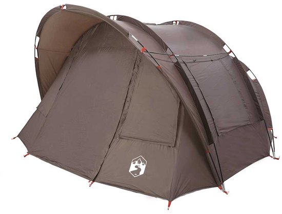 vidaXL - Vistent - 2-persoons - waterdicht - bruin van Vidaxl — afbeelding 4