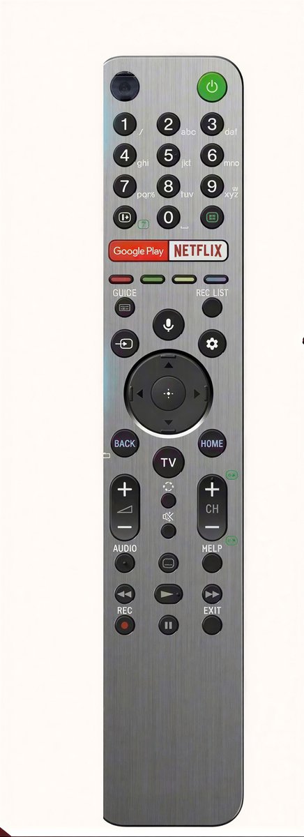 Sony RMF-TX500U | vervangend afstandsbediening | Sony TV | Televisie | Zwart
