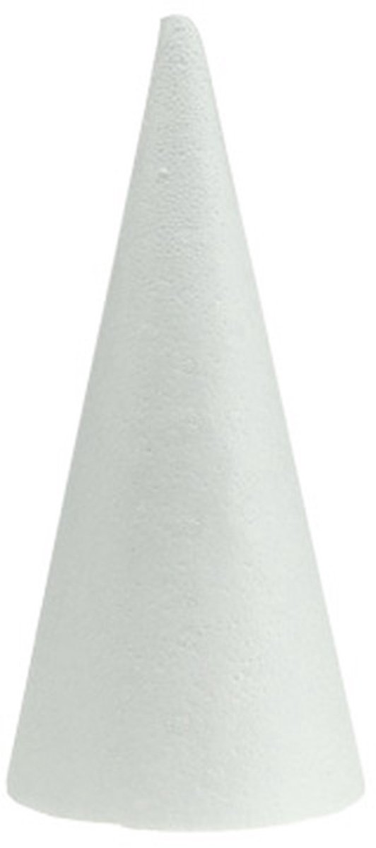 Piepschuim kegel wit 20cm x 9cm 5st, 5 Stück