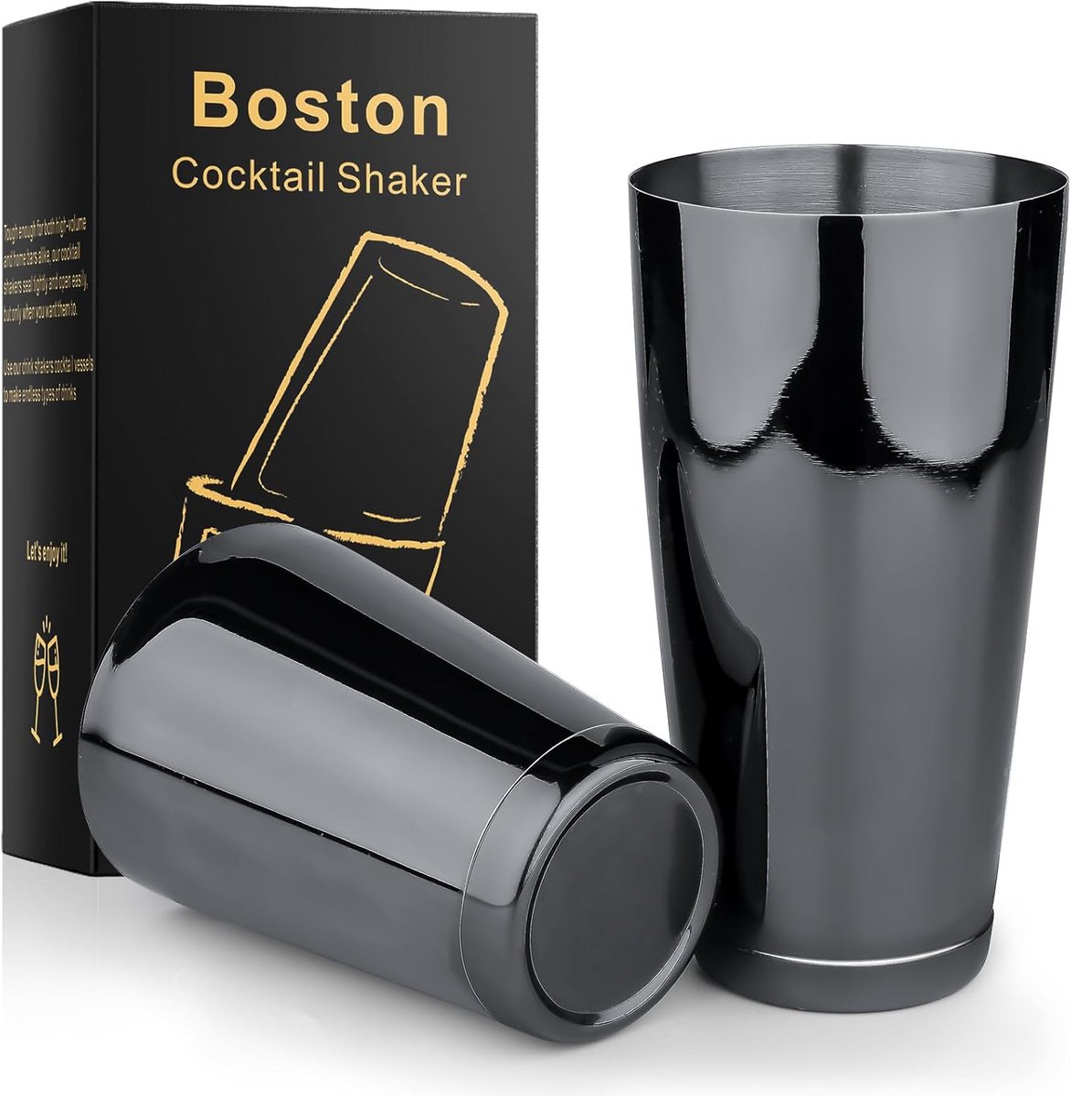 Professionele 2-delige Boston Shaker - 18oz & 28oz Rvs Cocktail Shaker voor Barmannen