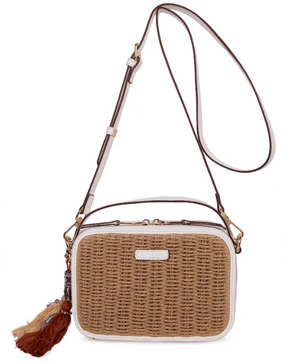 Laurent David Handtas White | Wit | Maat: One Size