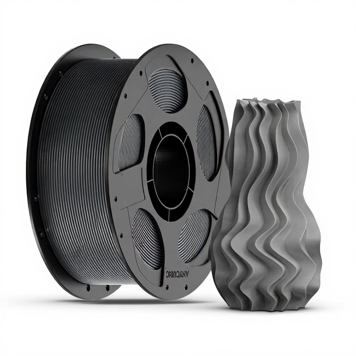 Anycubic PLA Filament Grijs 1KG – 1.75mm Hoogwaardige 3D Printer Filament – Nauwkeurige en Gladde Prints