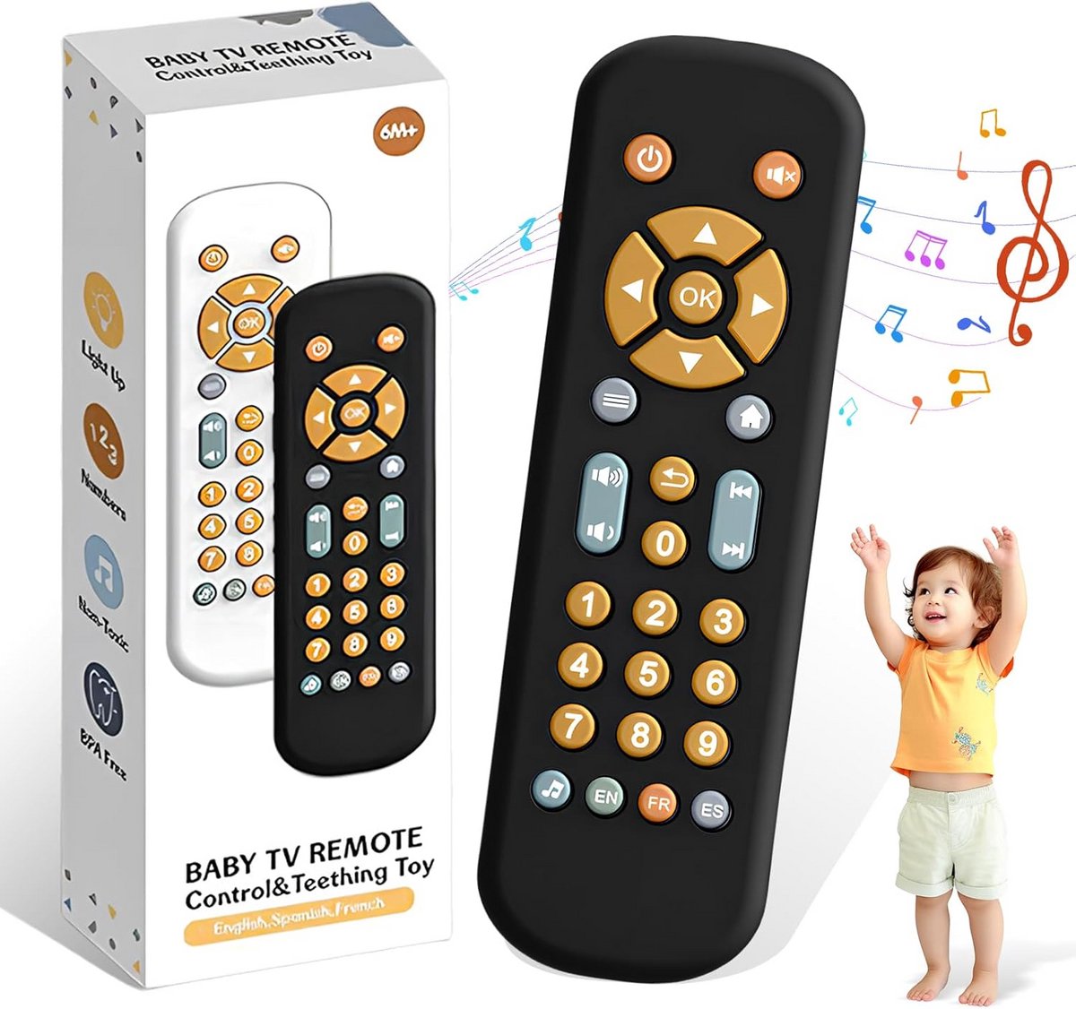Afstandsbediening voor Kinderen met Licht en Geluid - Educatief en Interactief Speelgoed