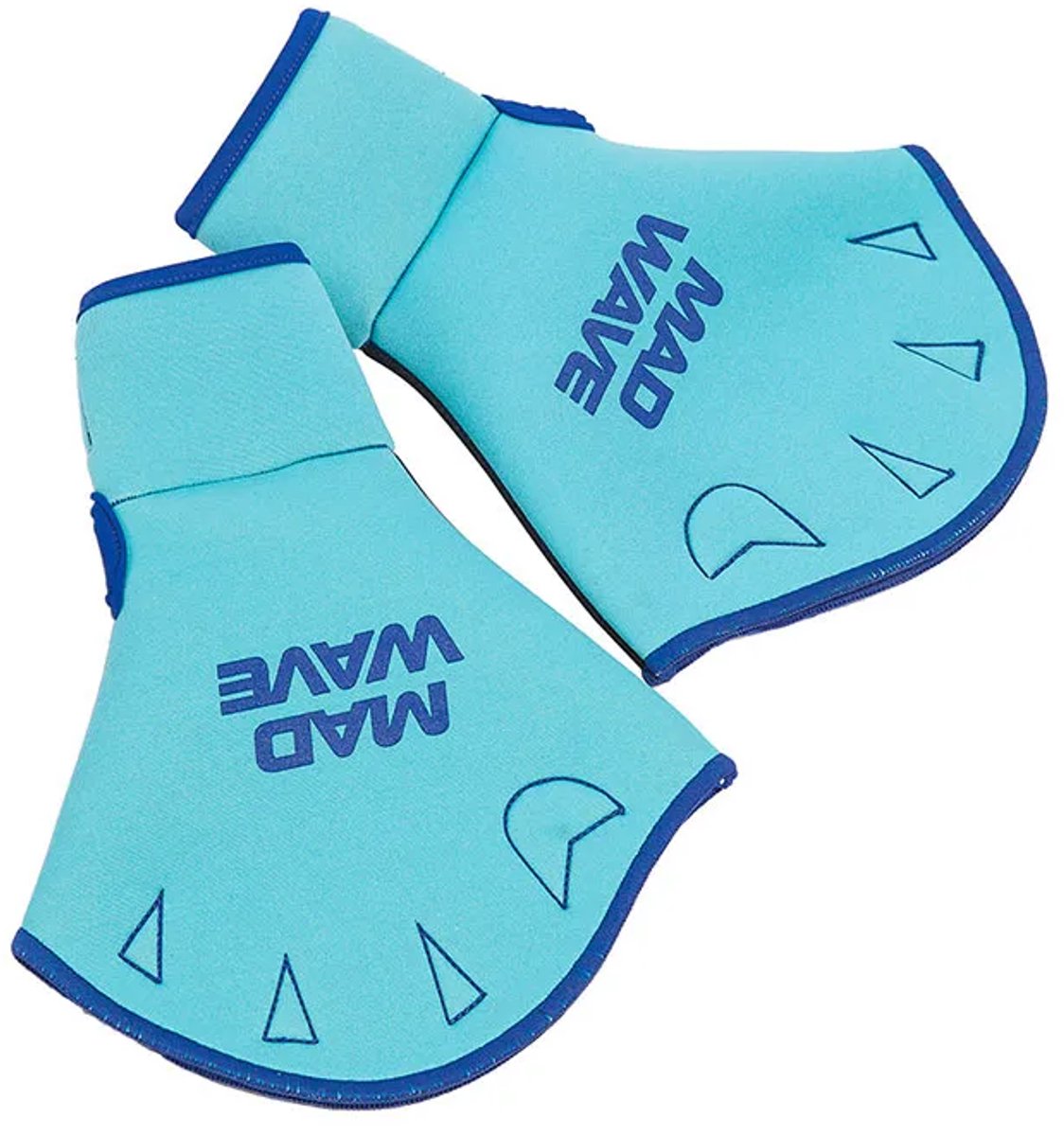 Madwave Aquafitness Zwemhandschoenen Blauw S