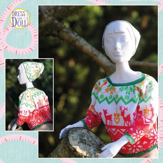 Kleed je pop in stijl met een meerkleurig couture outfit - 31 x 24 x 1 cm van Merkloos — afbeelding 4