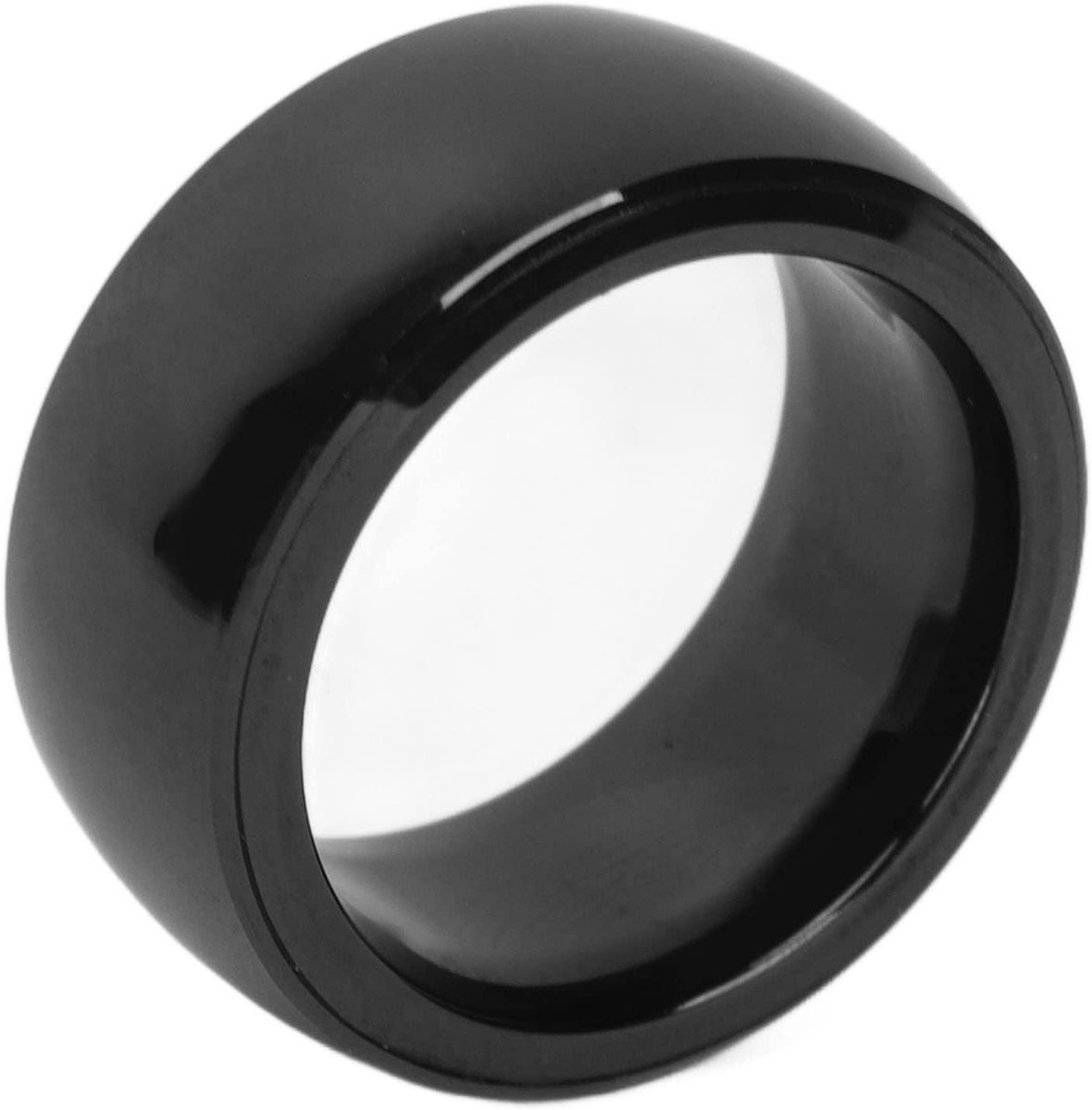 Smart Ring met NFC Simulatie en Keramische Materialen voor Telefoons - Maat 11 (65 mm)