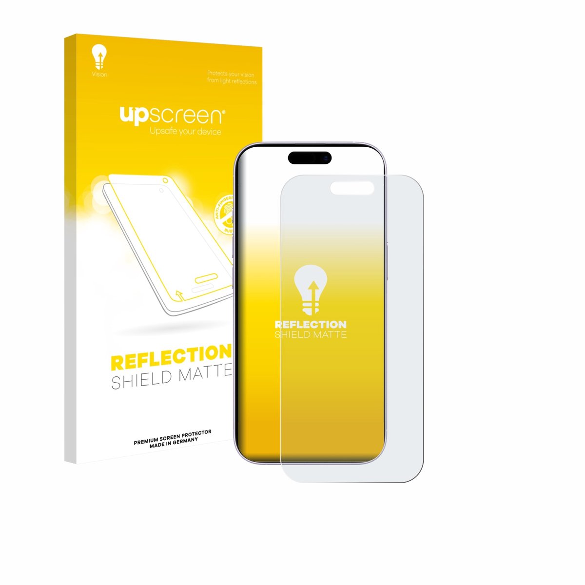 upscreen - Screenprotector voor Apple iPhone 17 - Folie Beschermfolie anti glare matte