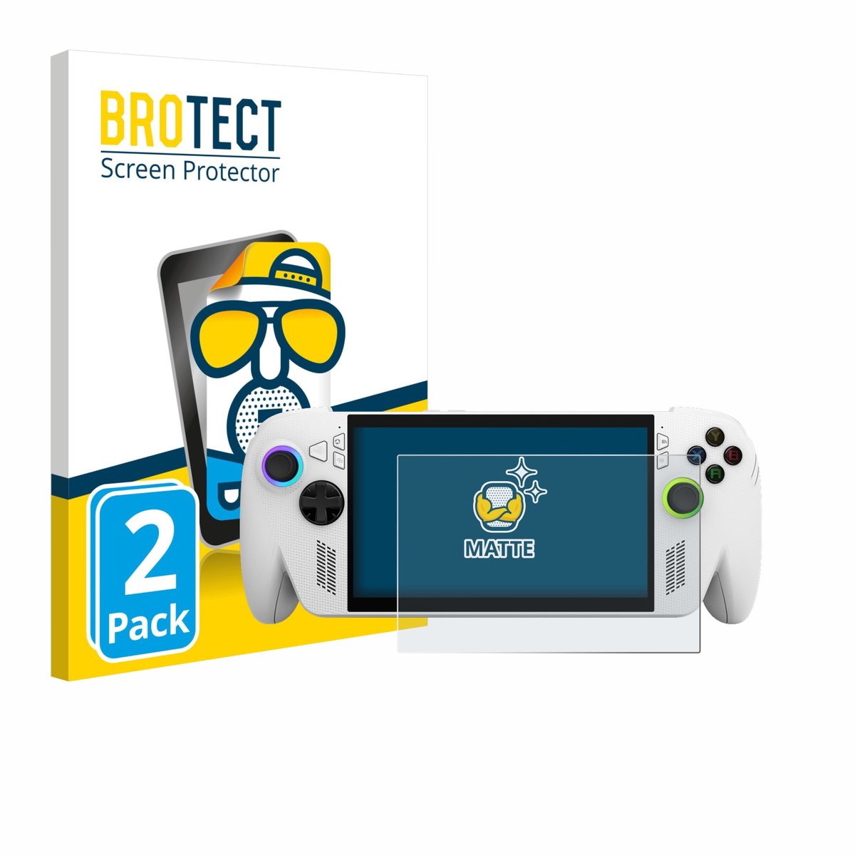 BROTECT - Screenprotector voor ASUS ROG Xbox Ally - Folie Beschermfolie matte 2 Stuks