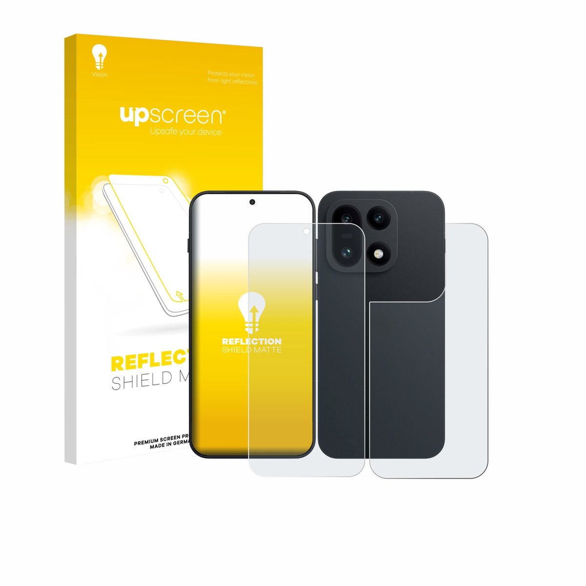 upscreen - Screenprotector voor OnePlus 15 (Voor+Achter) - Folie Beschermfolie anti glare matte