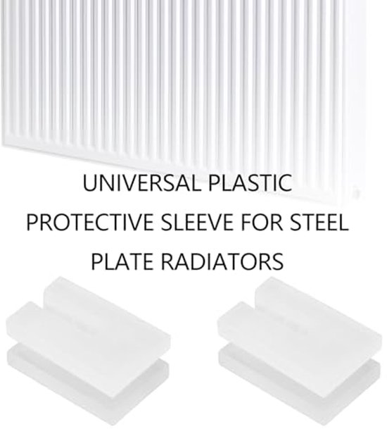 Radiator Anti-Vibratie Inlegstukken - Set van 20 Stuks - 10x14mm Wit | bol