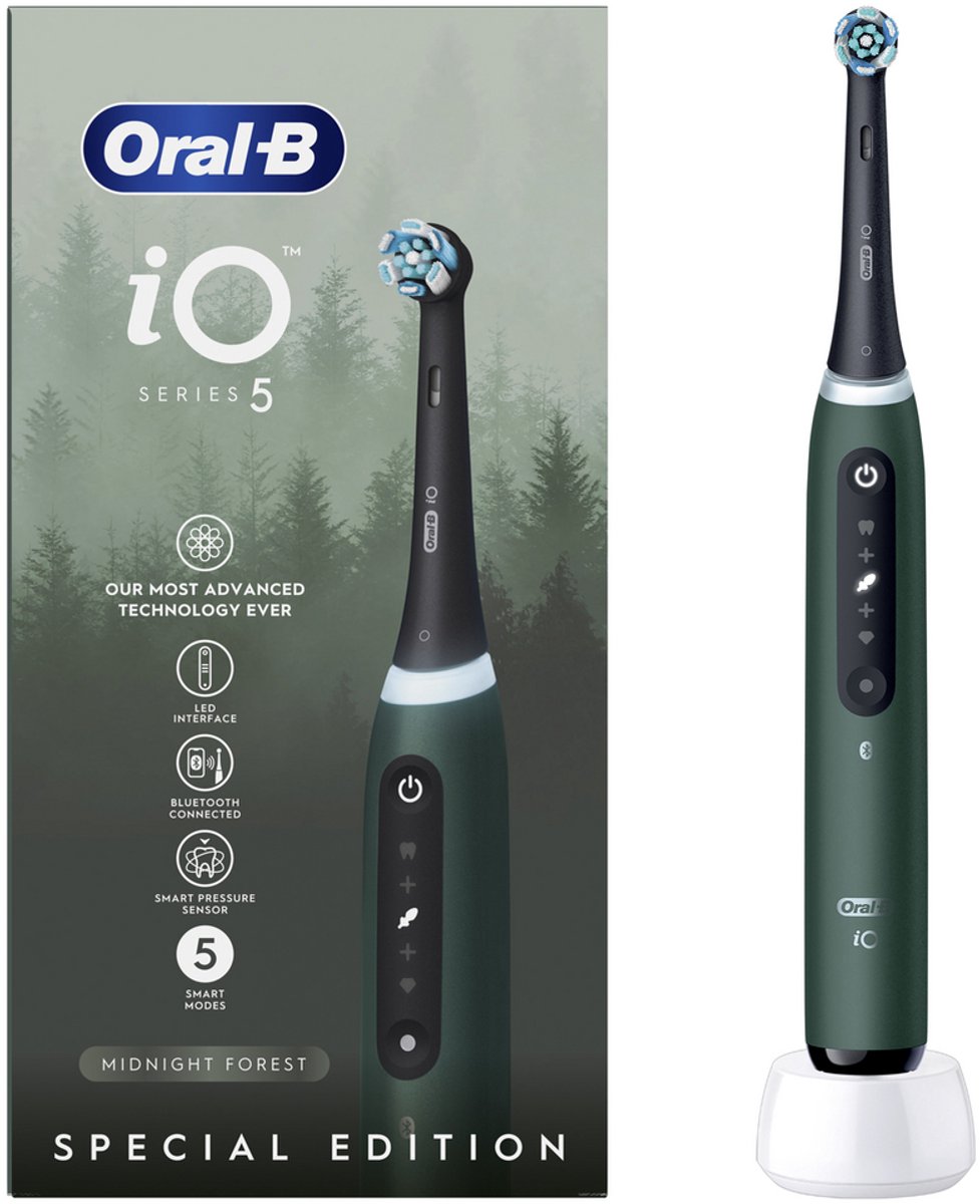 Oral-B iO 5 Elektrische Tandenborstel - Donkergroen - Oral-B - €90,78