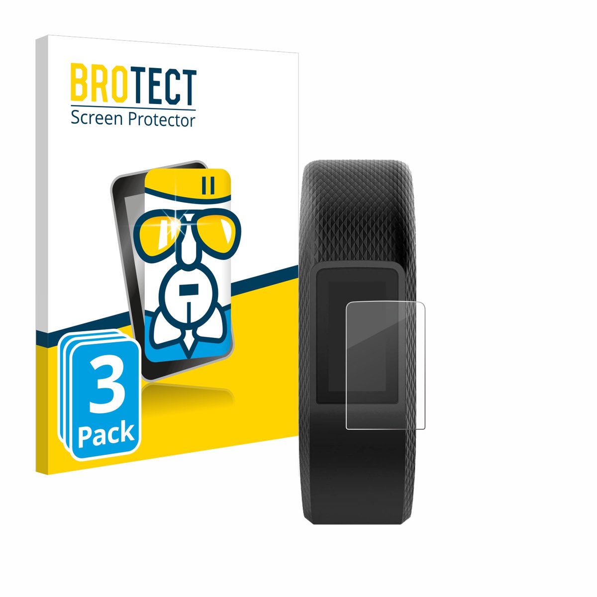 Screenprotector 3 Stuks voor Garmin Vivosport Beschermglas transparant