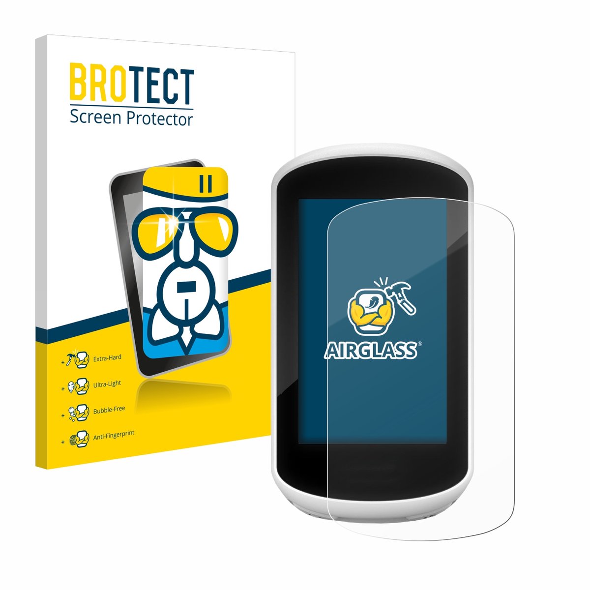Screenprotector voor Garmin Edge Explore 2018 Beschermglas transparant