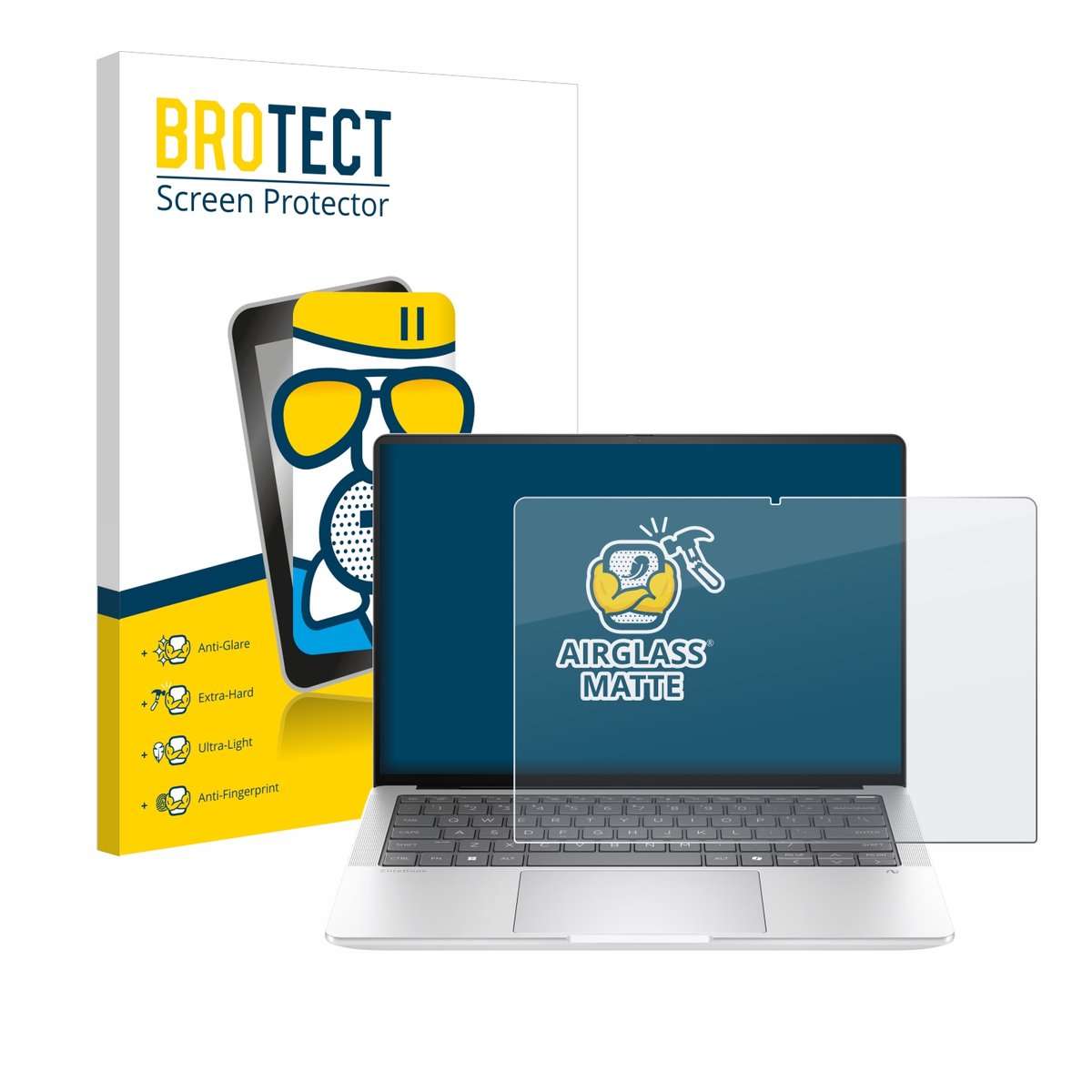 BROTECT - Screenprotector voor HP EliteBook X G1a 14" - Folie Beschermfolie Beschermglas matte
