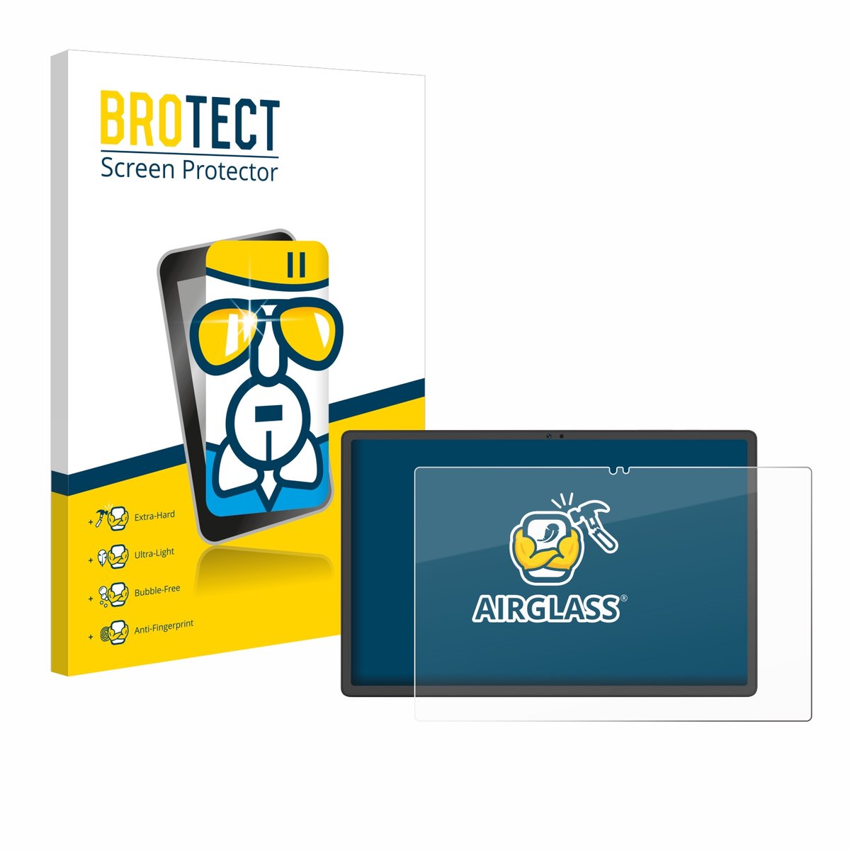 Screenprotector voor Mediacom Azimut 4 Pro 11.97" Beschermglas transparant