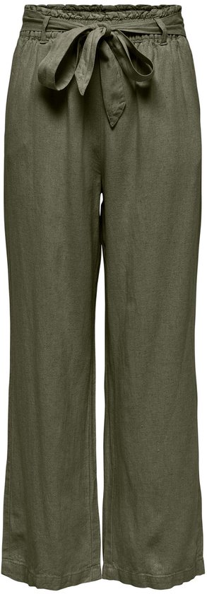 Jacqueline de Yong Broek Jdysay Linen Belt Pant Wvn Noos 15254626 Kalamata Dames Maat - W34 X L32