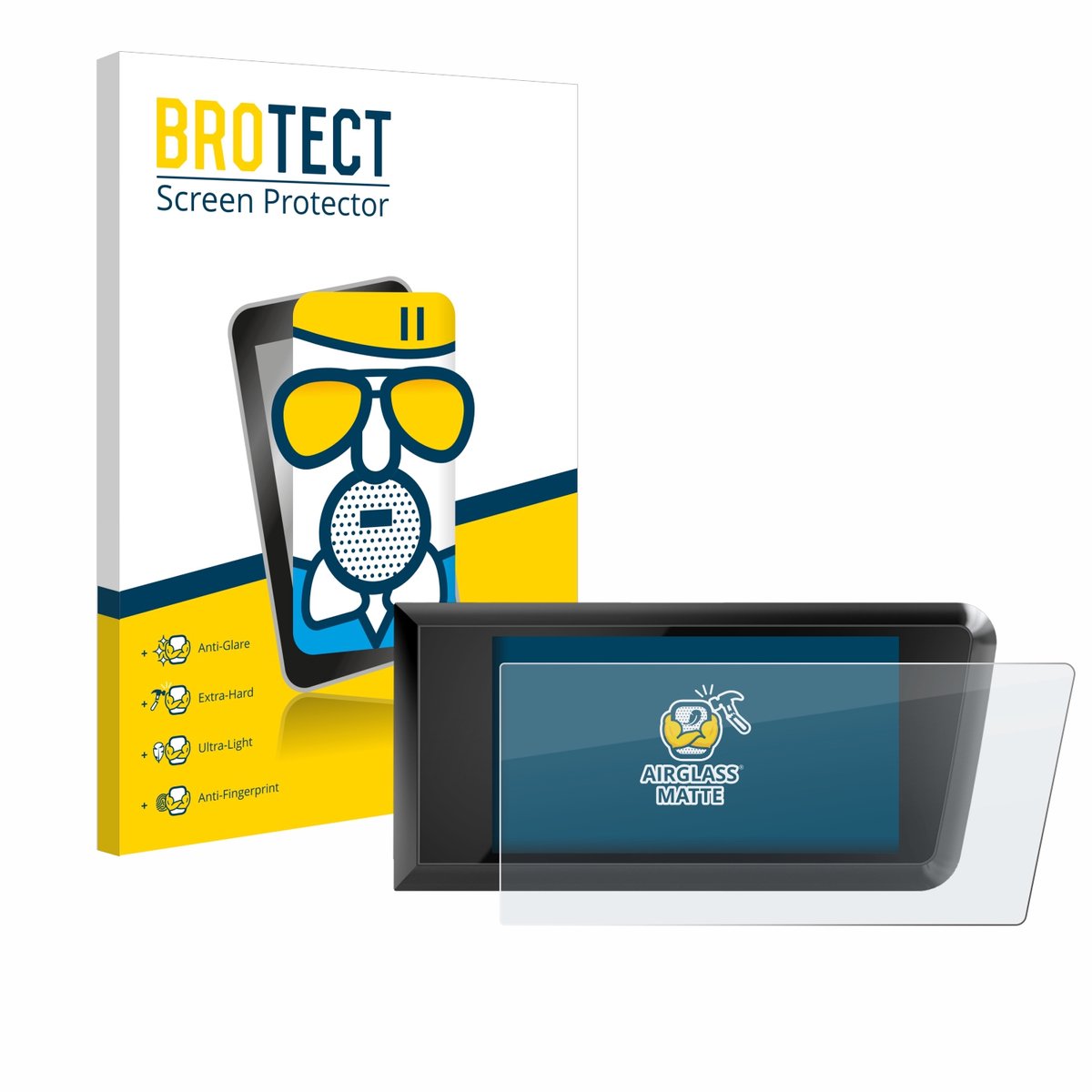 BROTECT - Screenprotector voor Bosch Purion 400 - Folie Beschermfolie Beschermglas matte