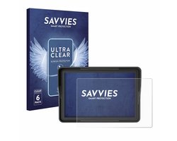 Savvies - Screenprotector voor Essgoo Motorrad Carplay 5" - Folie Beschermfolie transparant 6 Stuks