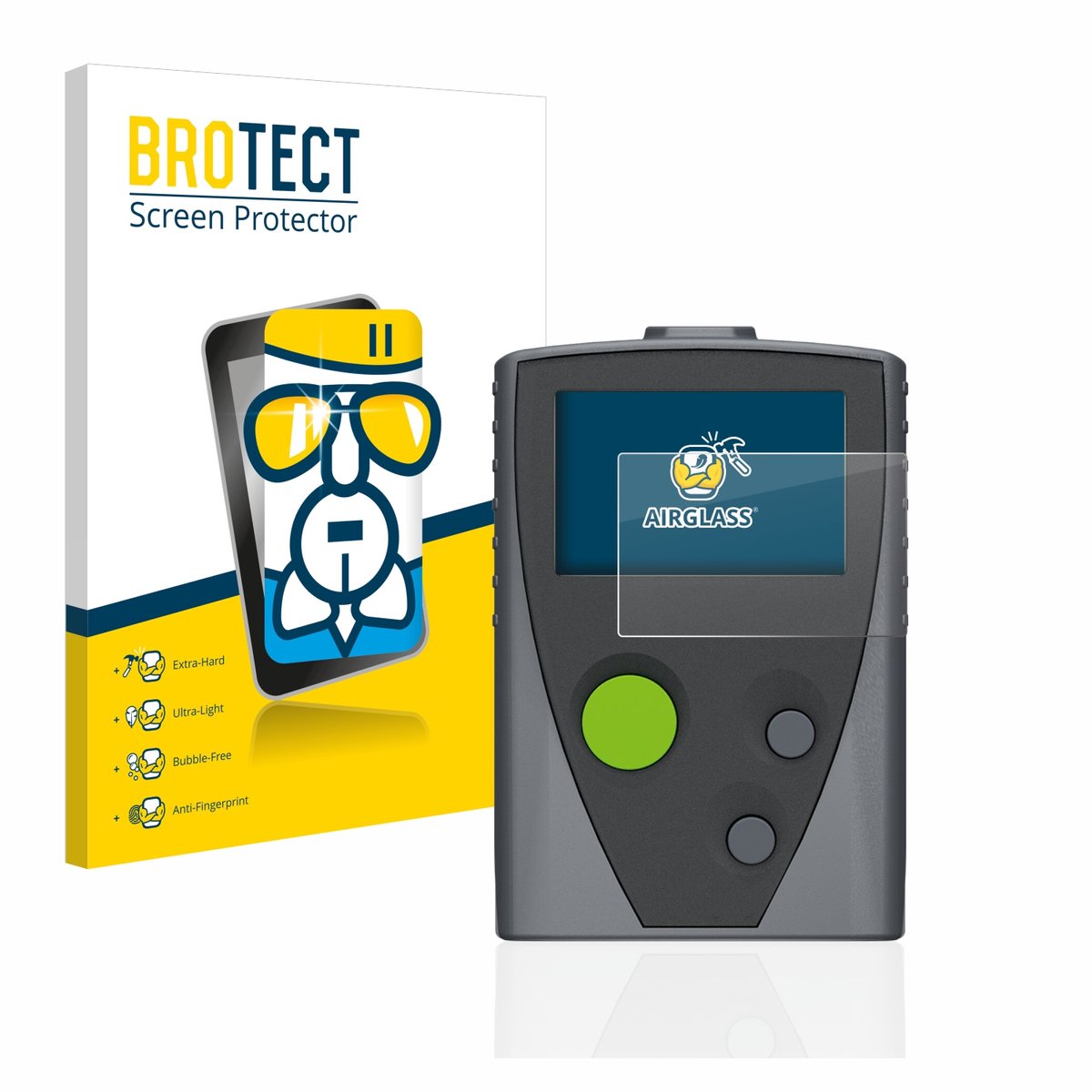 Screenprotector voor Swissphone Boss 915 Beschermglas transparant