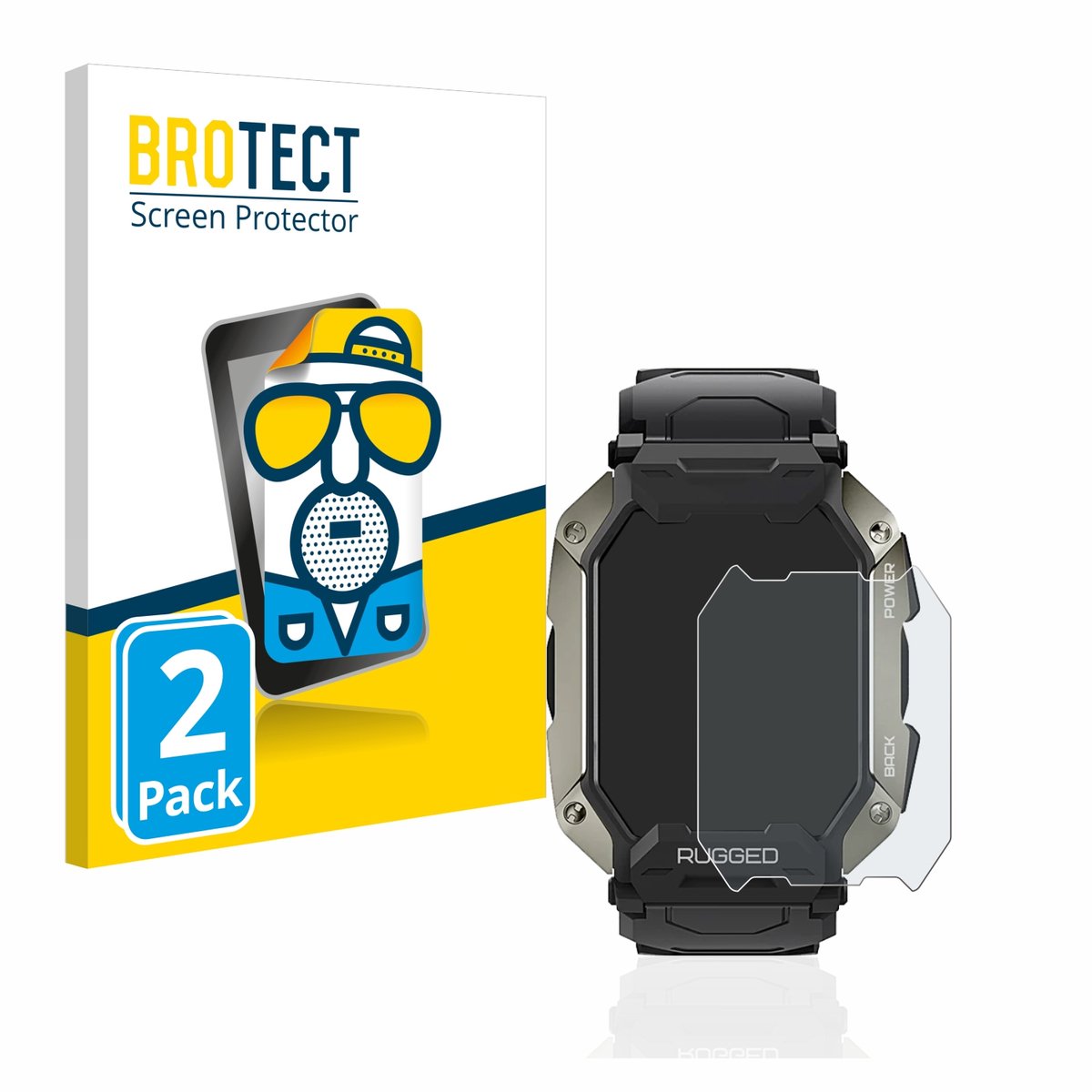 BROTECT - Screenprotector voor Kospet Tank M1 Pro - Folie Beschermfolie matte 2 Stuks