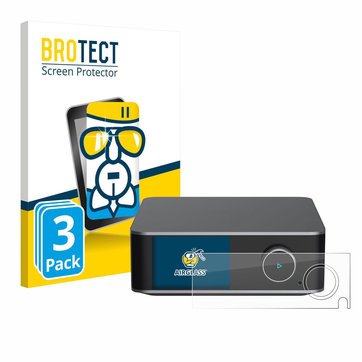 Screenprotector 3 Stuks voor WiiM Ultra Beschermglas transparant