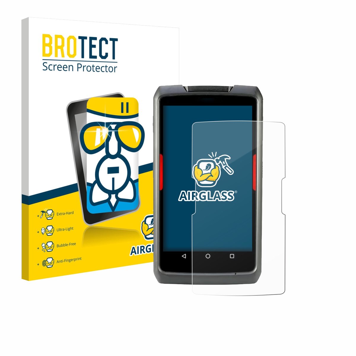 Screenprotector voor Honeywell ScanPal EDA71 Beschermglas transparant