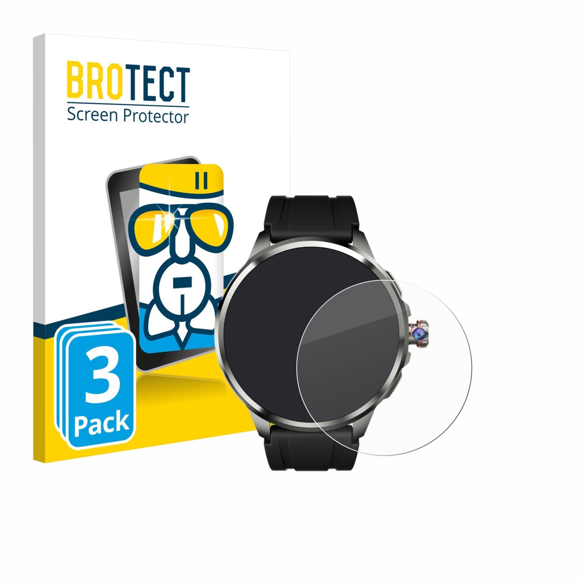 Screenprotector 3 Stuks voor Rogbid Model R2 Ultra Beschermglas transparant