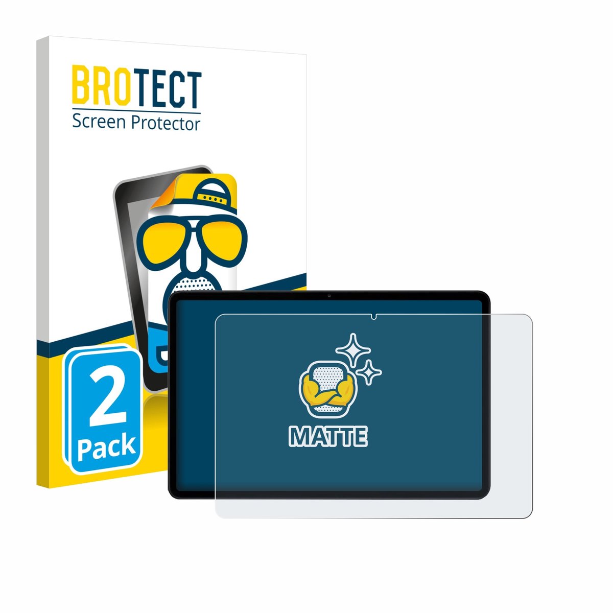 BROTECT - Screenprotector voor Xiaomi Poco Pad M1 - Folie Beschermfolie matte 2 Stuks