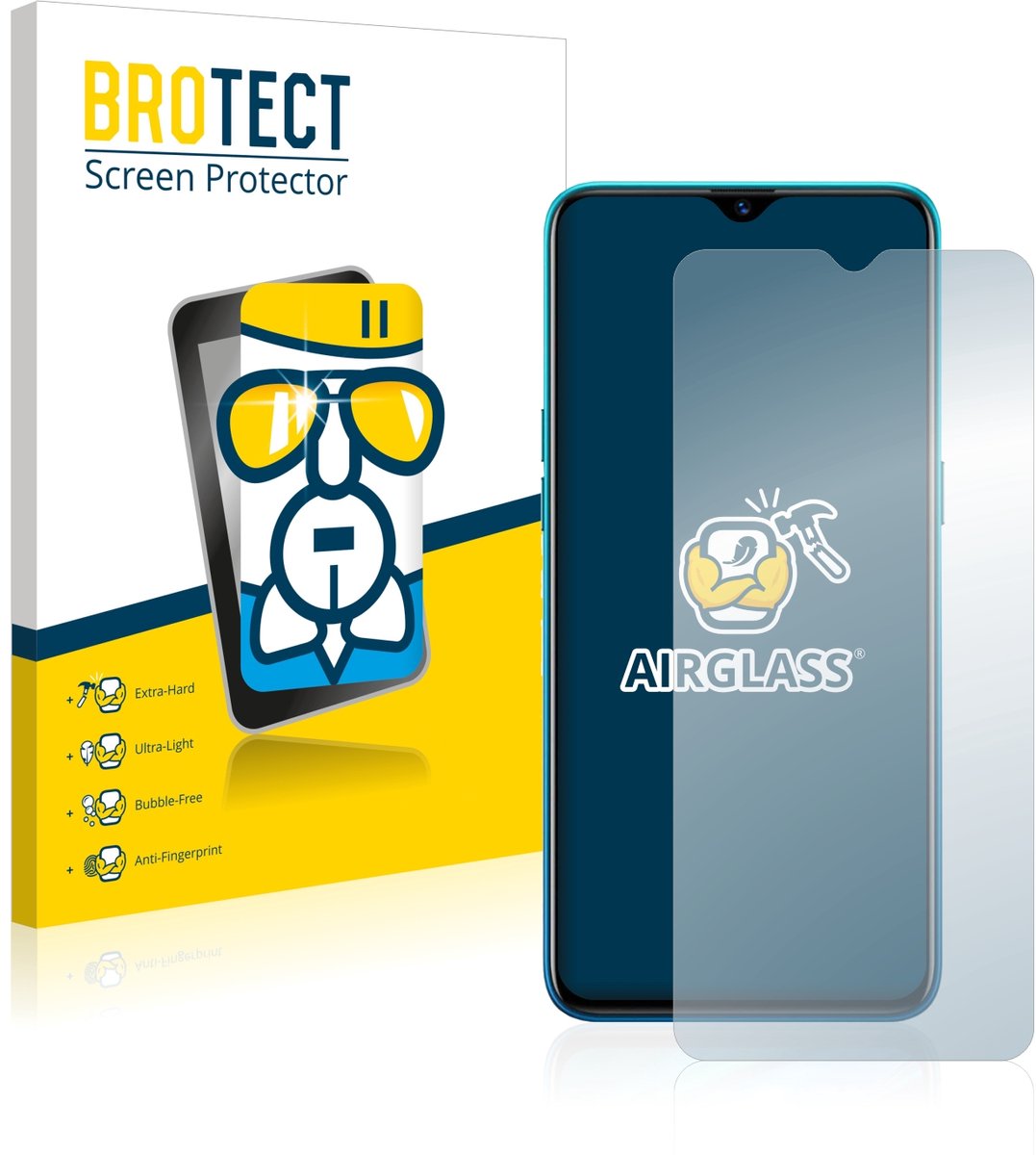 Screenprotector voor realme 5 Pro Beschermglas transparant