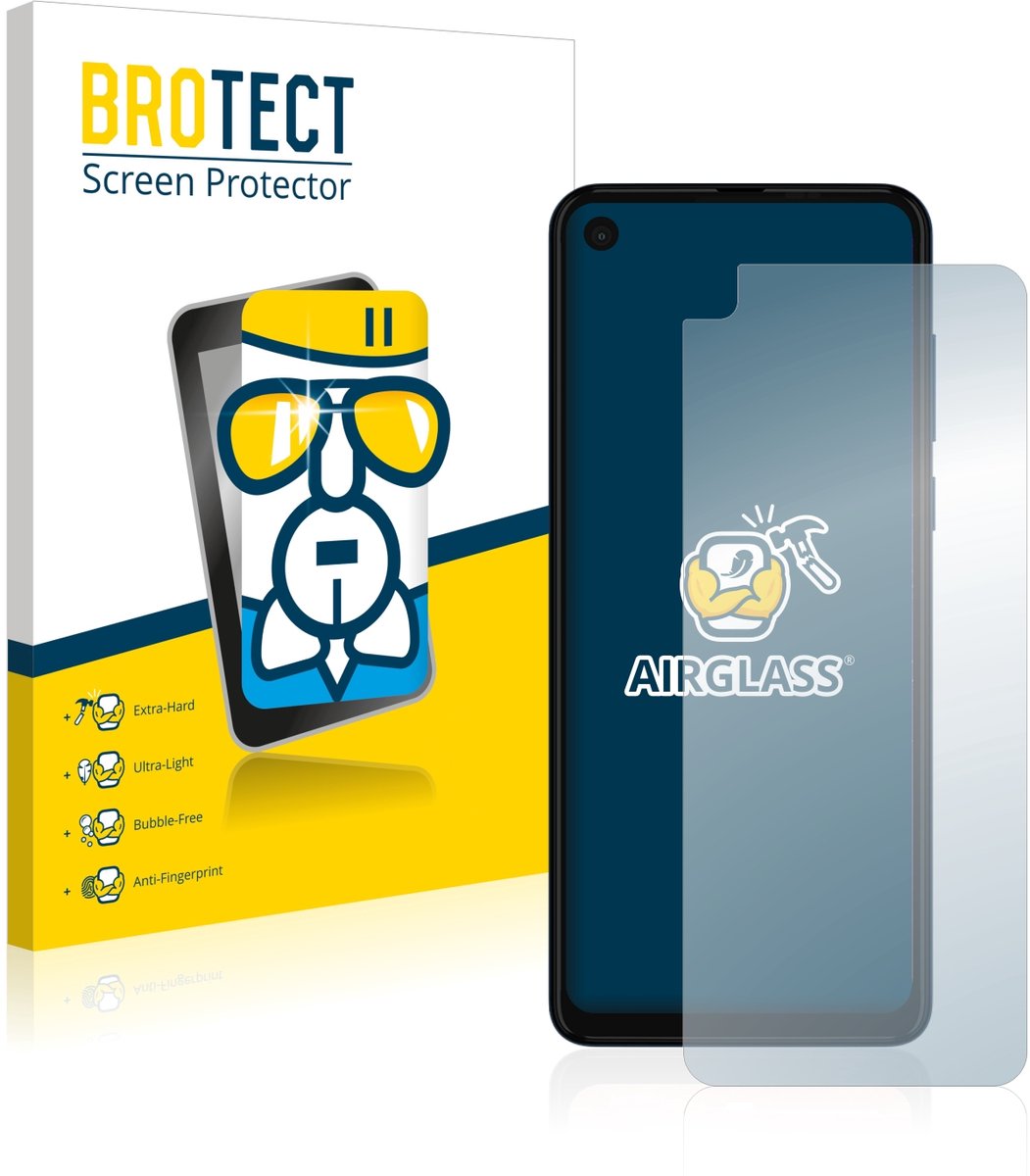 Screenprotector voor Motorola One Vision Beschermglas transparant