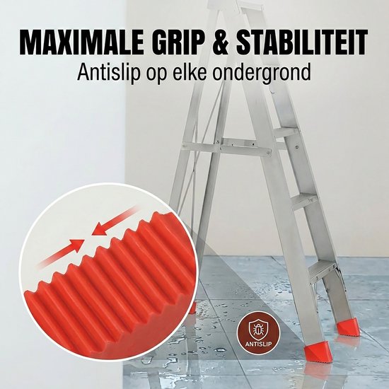 IJsspikes voor schoenen, 26 spikes, antislip, wandelgrijpers