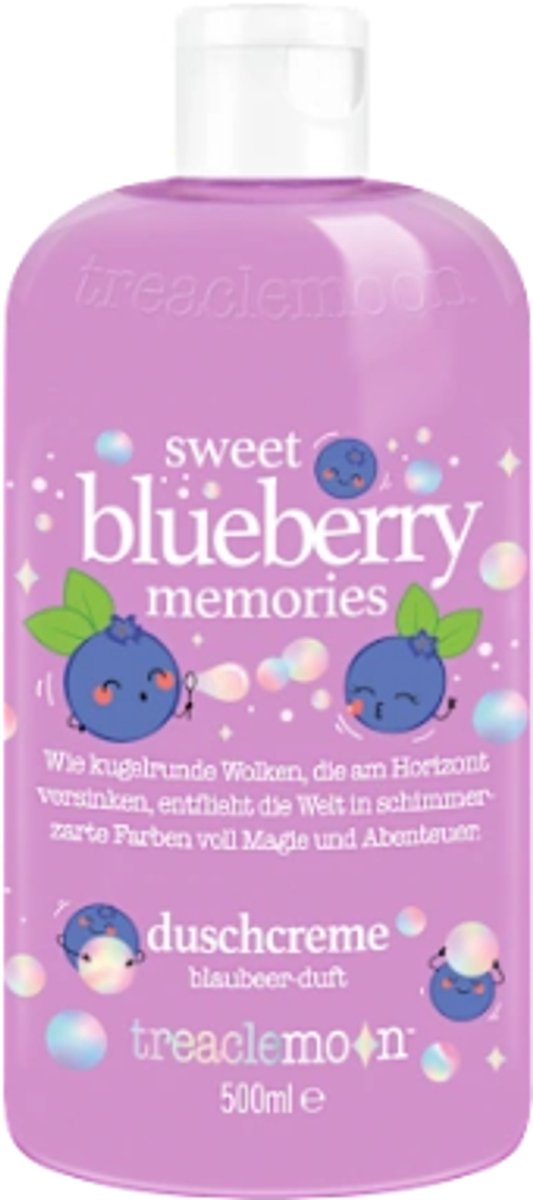 Zomer Douchegel Sweet Blueberry Memories - Treaclemoon | 1x500 ml | Verzorgende Douchegel | Verzorgingsproducten Zomer Limited Edition 2026
