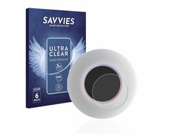 Savvies - Screenprotector voor Apple HomePod mini - Folie Beschermfolie transparant 6 Stuks