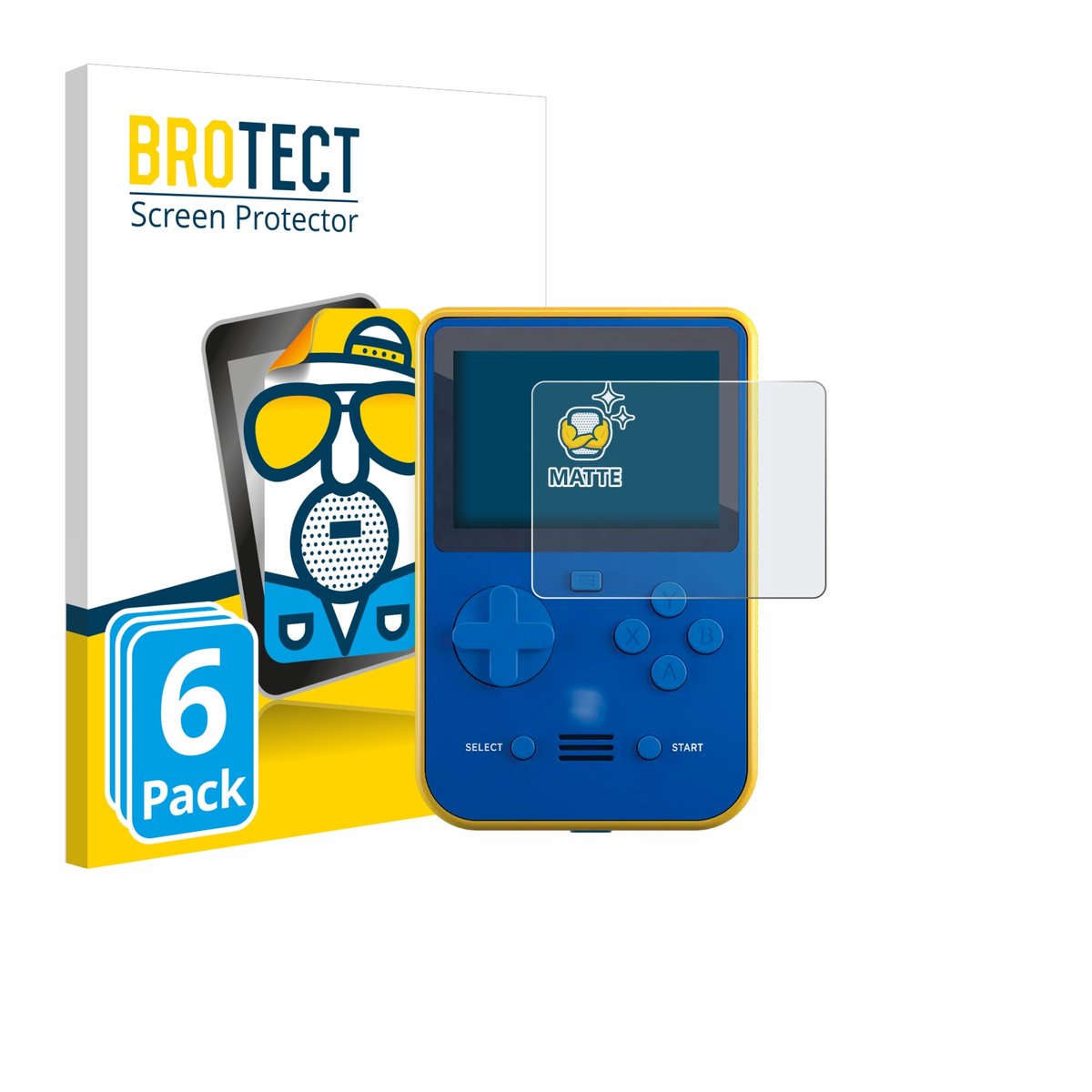 BROTECT - Screenprotector voor Blaze Super Pocket - Folie Beschermfolie matte 6 Stuks