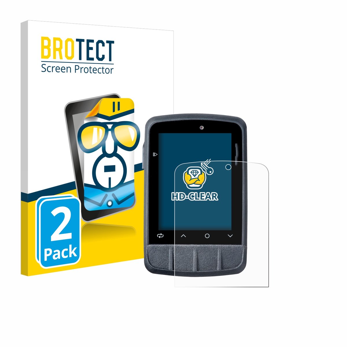 BROTECT - Screenprotector voor Giant Dash M200 - Folie Beschermfolie transparant 2 Stuks