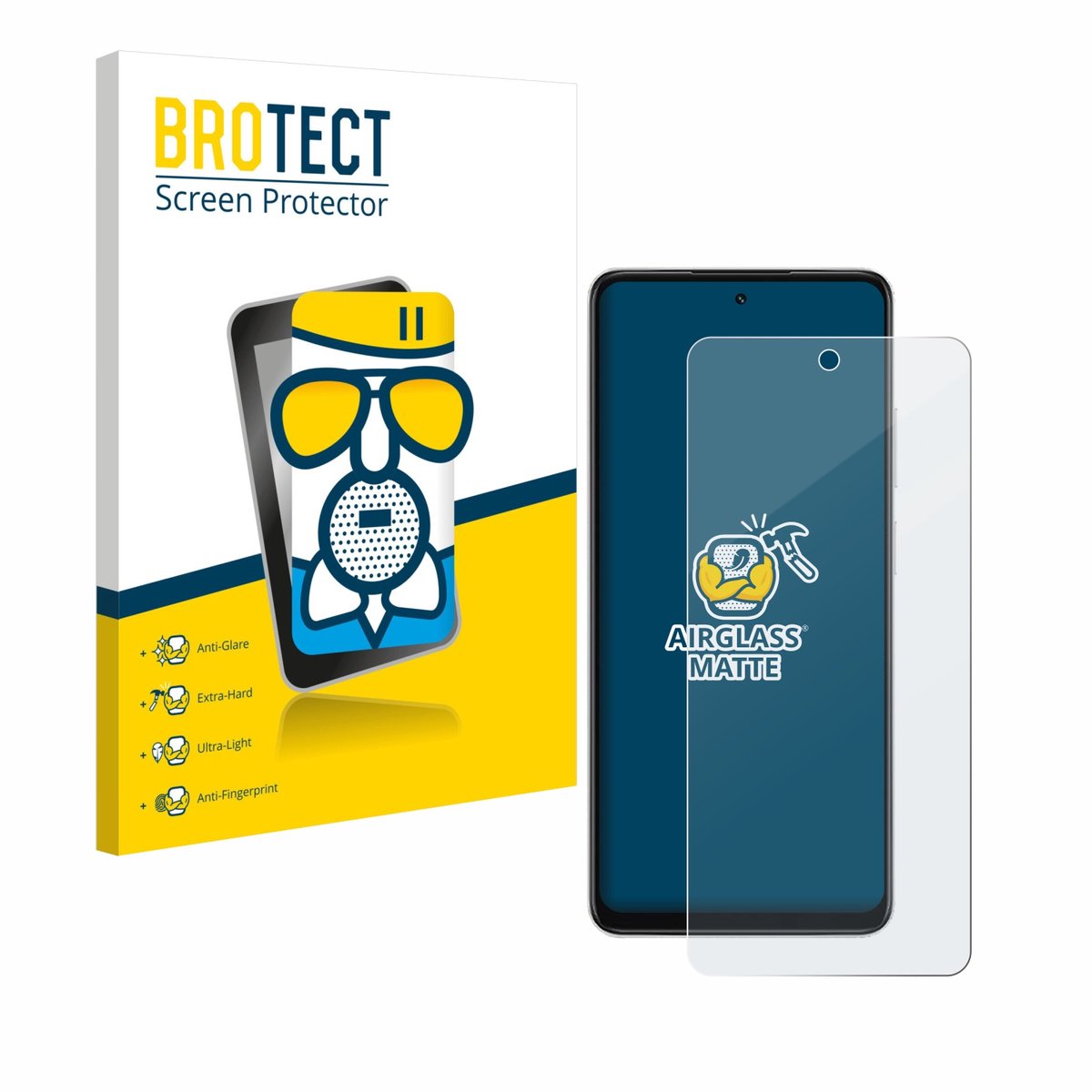 BROTECT - Screenprotector voor Oppo A5x - Folie Beschermfolie Beschermglas matte