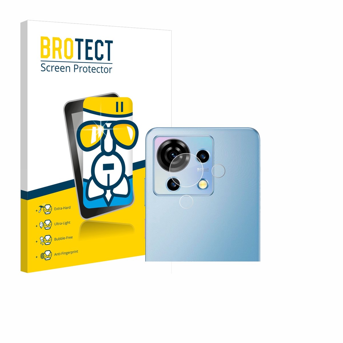 Screenprotector voor ZTE Blade V50 Vita (ALLEEN Camera Lens) Beschermglas transparant