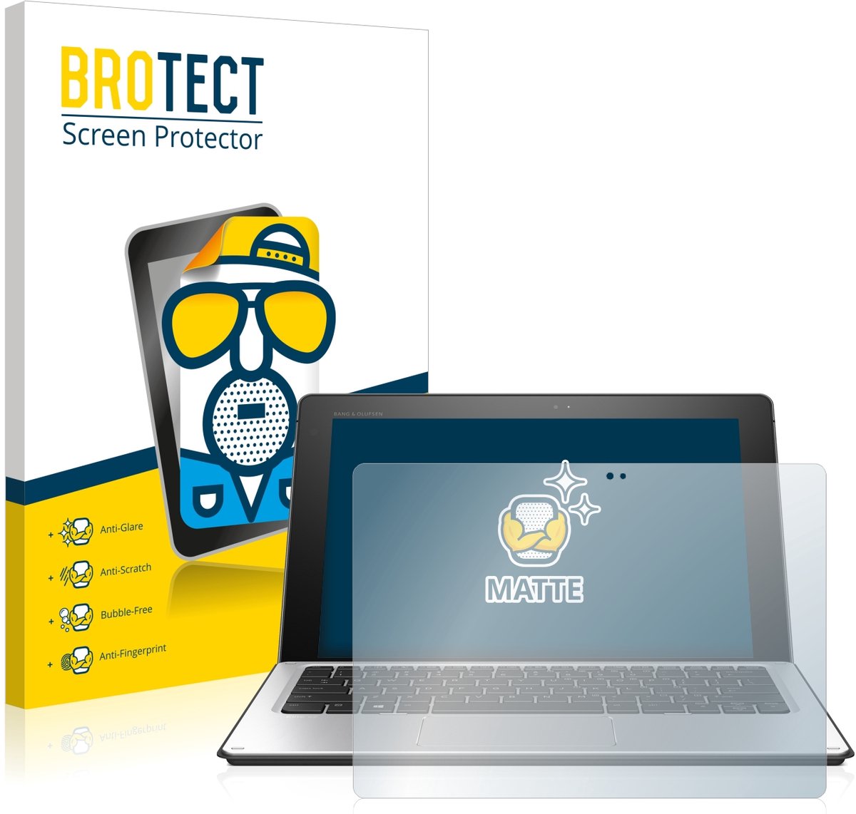 BROTECT - Screenprotector voor HP Elite x2 1012 G1 - Folie Beschermfolie matte