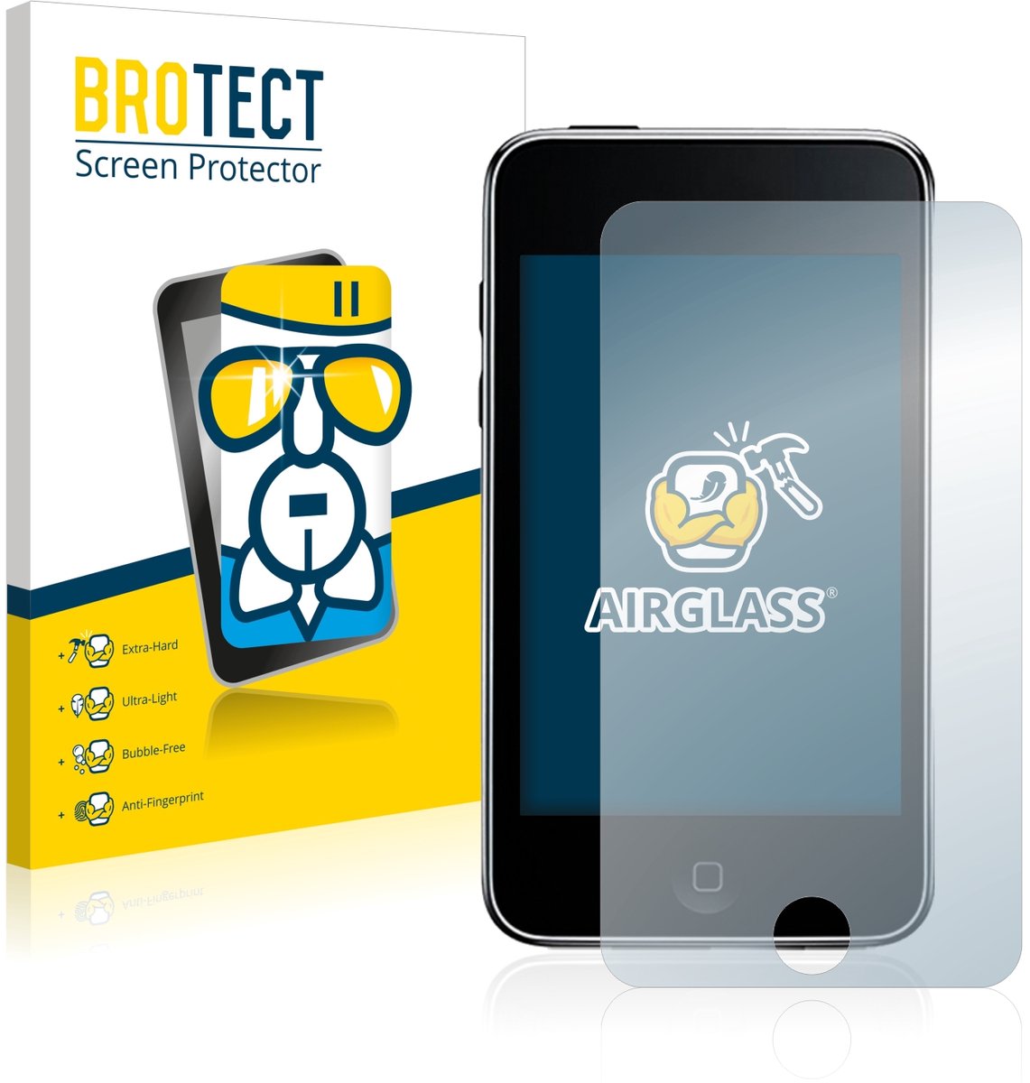 Screenprotector voor Apple iPod Touch (2. Gen.) Beschermglas transparant