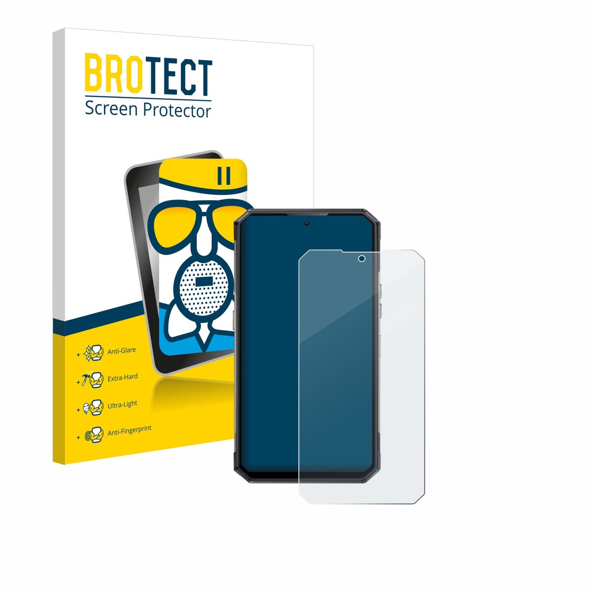 BROTECT - Screenprotector voor Oukitel WP30 Pro - Folie Beschermfolie Beschermglas matte