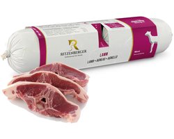 Ritzenberger Lam met Gierst en Groenten gestoomde worst 24 x 400 gram (doos 12 rollen, 9,6 kilo totaal)