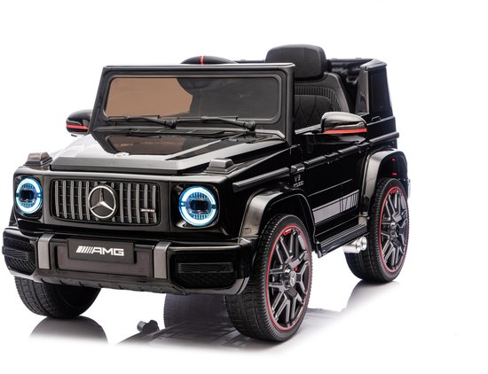 Mercedes G63 AMG - Elektrische Kinderauto - 12V - 1 tot 4 jaar - Zwart